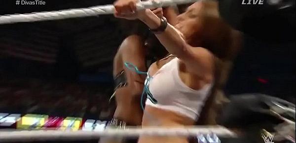  Nikki Bella vs Naomi Extreme Rules 2015.